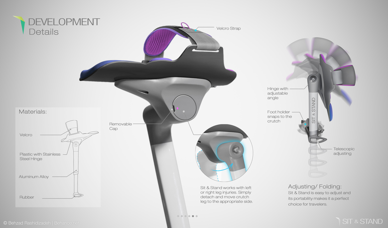 Illustration for article titled A Brilliant Device That Completely Reinvents Crutches